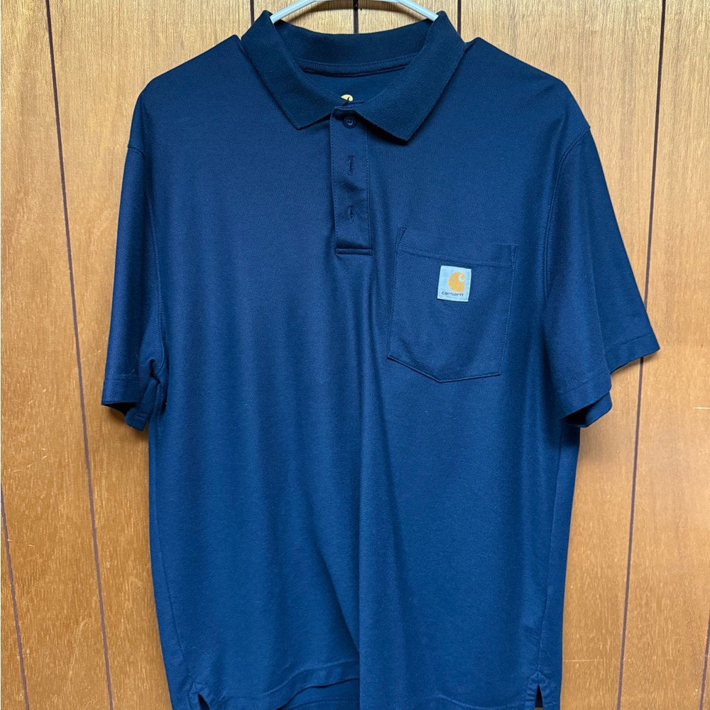 CARHARTT LOOSE FIT MIDWEIGHT SHORT-SLEEVE POCKET POLO